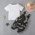 thumbnail image 7 of Tiijoy Infant Boys Casual Outfits Star Print T-Shirt Camo Overalls Pants 2Pcs Set Children's Clothes Sets, Sizes 0-3 Months, 7 of 7