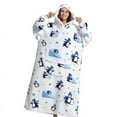 thumbnail image 3 of Oversized Hoodies Sweatshirt Women Winter Hoodies Fleece Giant Tv Blanket With Sleeves, 3 of 5