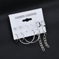 thumbnail image 2 of Oreja Anillos con estilo Accesorio de Moda Simple Style Hoop Ear Colgante Decoración Decoración Ear Gotas para Party Banquete Vestido diario XY-1389 Inevent AP008259-14, 2 of 5