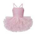 thumbnail image 2 of Bmisegm Ballet Dress for Girls Elegant Sleeveless Tutu Dance with Straps for Recitals and Parties Short Summer Dresses for 4-7 Years 02_Pink,3-4 Years, 2 of 9