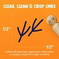thumbnail image 4 of Bird Tracks Rubber Stamp for Stamping Crafting Planners - 1/2 Inch Mini, 4 of 4
