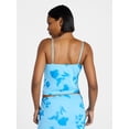 thumbnail image 3 of No Boundaries Lace Trim Mesh Camisole Top, Women's XXS-XXL, 3 of 5