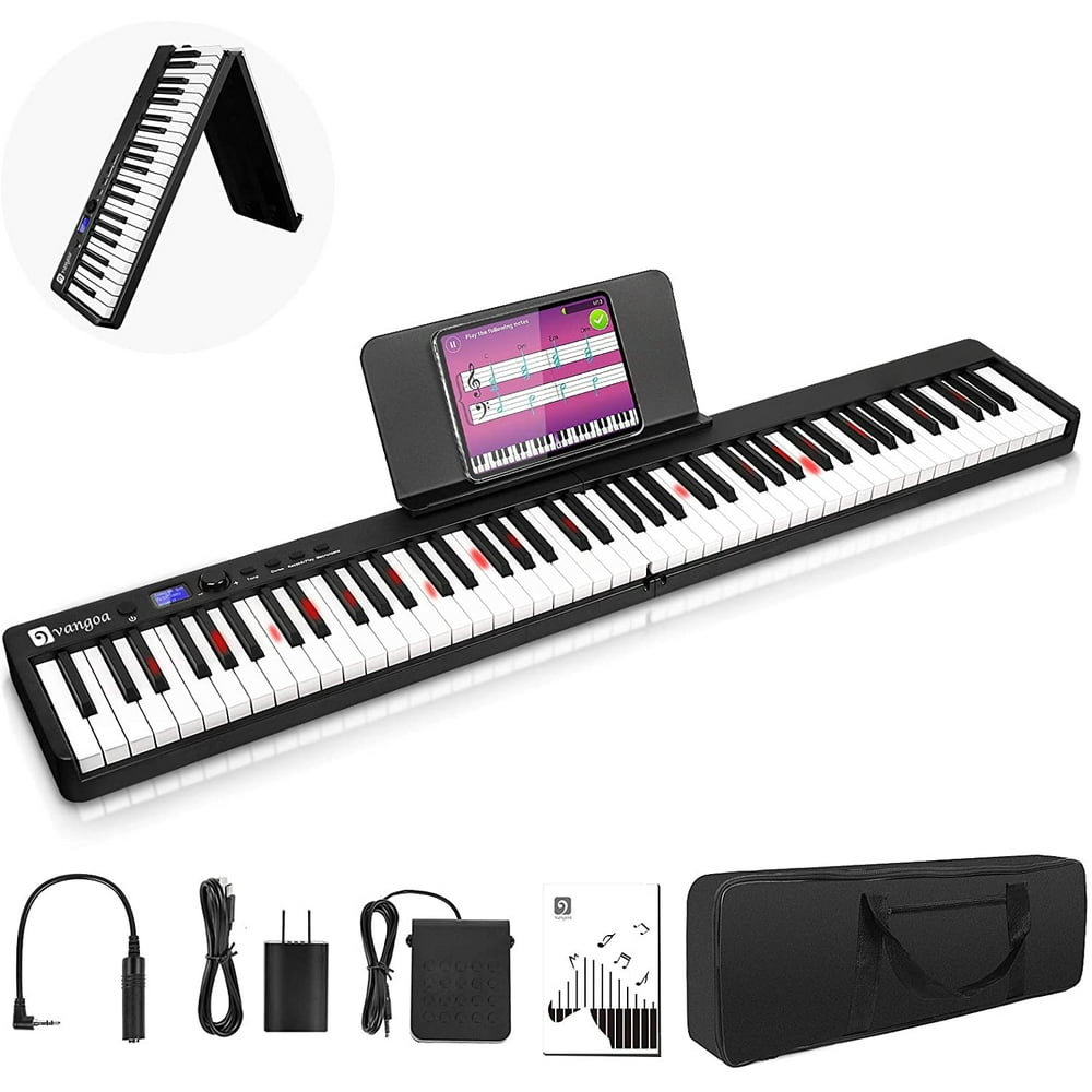 Vangoa Foldable Piano  Keyboard  Portable 88 Key Full Size 