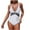 #362-White, variant on Women's Solid Color One Piece Swimsuit, Mesh Insert Halter Neck Bathing Suit, Tummy Control Swimwear for Beach Pool Vacation Gift