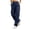 Navy, variant on HAJWOH Cargo Sweatpants for Women Elastic Waist Utility Jogger Pants Outdoor Casual Sweatpant with Pockets Fall Clothes(Black,S)