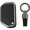 2 Button Black, variant on Compatible Key Fob Cover for Jeep Grand Cherokee Dodge Charger Challenger Durango Journey Dart Chrysler 300 Key Case Holder Protector Metal Keychain