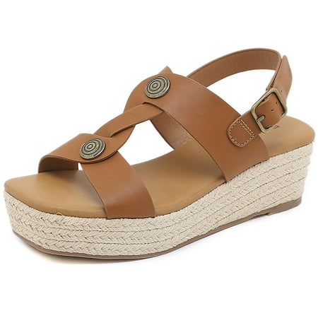

Women Sandals Platform Height Increasing Female Sandals Fashion Leather Buckle Strap Women s Sandals Outdoor