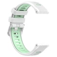 thumbnail image 1 of 18mm 22mm Silicone Strap Tempered Glass Screen Protector Case For Garmin Forerunner 265 265s Watchband Replacement Accessories 2 white green Forerunner 265, 1 of 6