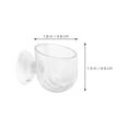 thumbnail image 2 of BESTYASH 6pcs Fish Tank Planter Cup Acrylic Transparent for Aquarium Setup and Beginners Use, 2 of 8