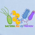 thumbnail image 2 of CafePress - Bacteria Are My Friends Infant Bodysuit - Baby Light Bodysuit, Size Newborn - 24 Months, 2 of 4