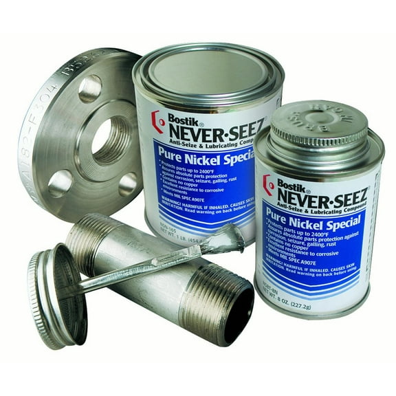 Never-Seez Pure Nickel Special Compounds, 8-oz. Brush Top Can - 1 CAN (535-30803818)