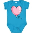 thumbnail image 3 of Inktastic Pink Balloon Heart Boys or Girls Baby Bodysuit, 3 of 5