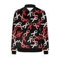 thumbnail image 5 of Pisexur Veste pour Femme Coupe-Vent Trench Manteaux Vestes d'Automne Cardigan Imprimé pour Femme Veste à Fermeture Éclair Veste à Manches Longues Veste Décontractée Veste, 5 of 5