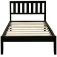 thumbnail image 4 of Topcobe Classic Pine Wood Platform Bed, Twin, Espresso, 4 of 5