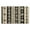Motif de Diamant (104), variante sur Tapis Coureur Boho 20x32 Pouces pour Salle de Bain - Profitez de la Douceur et de l'Absorption dans Votre Salle de Bain, Chambre, Cuisine, Couloir - Tapis Noir Géométrique Moderne Idéal pour la Déco Western Farmhouse