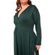 thumbnail image 5 of Maxi-vestido Roman Fashion/Tallas Extras, 4225 (Verde Botella) verde oscuro 36 Roman Fashion V-GR-4225-VERDE, 5 of 6