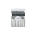 thumbnail image 2 of Crown Display 120 Pack Two Toned Heavy Duty Plastic Silverware Forks - White and Silver, 2 of 8