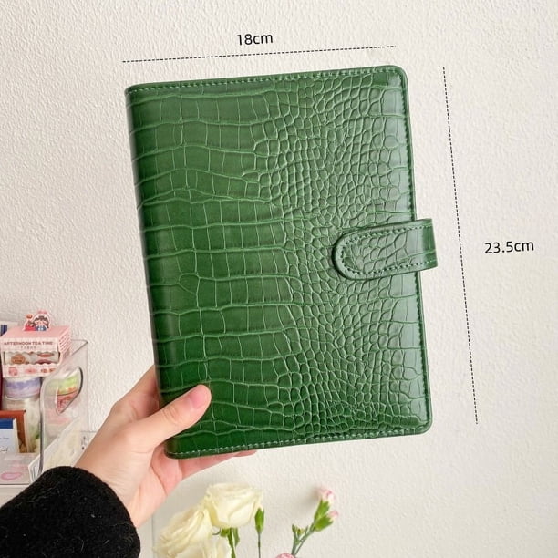 Álbum de fotos de 3 pulgadas con cuatro cuadrículas y hojas sueltas con hebilla magnética de PU en combinación de colores rosa y blanco para guardar tarjetas pequeñas