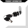 thumbnail image 6 of 3 Set 1-1/8 Inch RV Campervan Lock Set with 6 Keys RV Storage Door Locks for File Cabinet Toolbox, 6 of 6