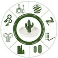 thumbnail image 6 of Ceramic Ring Tray Jewelry Holder And Trinket Dish, Cactus, 6 of 8