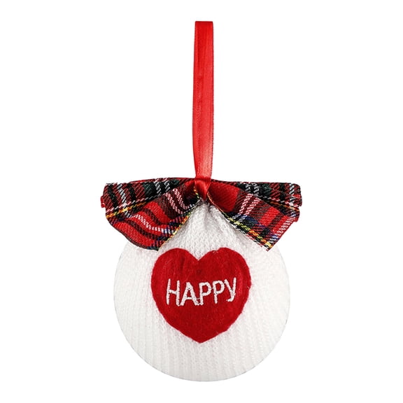 VANLOFE Christmas Tree Decoration Hangable Cloth Ball Pendant