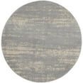 thumbnail image 2 of Nourison Essentials Indoor/Outdoor Grey/Beige 4' x round Area Rug, (4 Round), 2 of 9