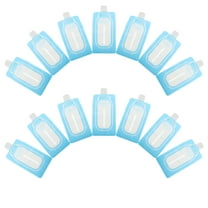 WEUVEB 22-Piece Reusable Glass Breastmilk Storage Bottles with Measurement Markings for Organized and Safe Storage