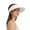 Beige, variant on Conairie Women Summer Ponytail Sun Hat Halter Cap Hollow Top Breathable UV Protection Outdoor Cycling Visor Hat Grey