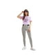 thumbnail image 1 of Blusa Danila André Badi violeta Mediana escote redondo mangas cortas con olanes decorativos estampado frontal 27-2139, 1 of 5