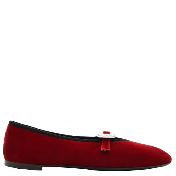 Giuseppe Zanotti Georgia Buckle Mary Jane Ballet Flats, Brand Size 35 ( US Size 5 )