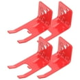 thumbnail image 1 of HEALEEP 4 Pcs Support d'Extincteur Rouge en Plastique pour Maison Bureau, 1 of 8