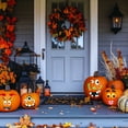 thumbnail image 7 of (2) Plastic Pumpkin Decorating Kit,  No-Carve Halloween Craft Set with Reusable Face Pieces DIY Pumpkin Decor for Spooky Funny & Playful Designs May Vary, 7 of 7