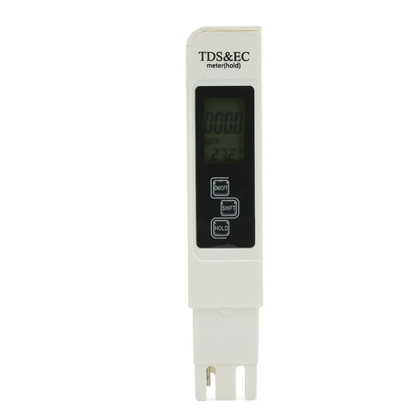Water Quality Tester, Celsius Fahrenheit LCD Screen Multi Function TDS Meter Wide Application Data Retention For Industry For Home For
