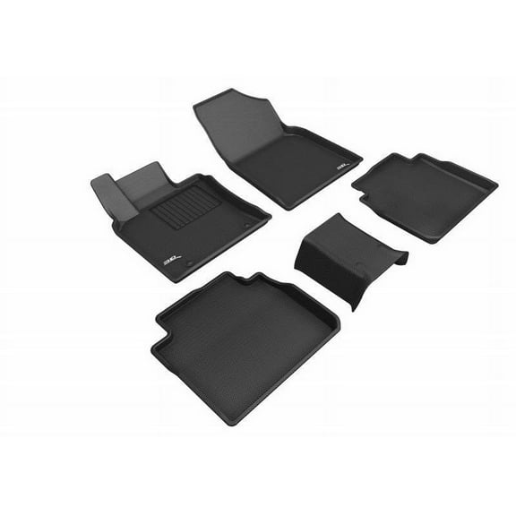 3DMAXpider 2019-2022 Fits Toyota Avalon 1st 2nd Row Floor Mat Black L1TY24501509