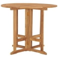 thumbnail image 3 of vidaXL Folding Patio Dining Table 35.4"x29.5" Solid Teak Wood, 3 of 8