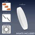 thumbnail image 3 of LUXRITE 5 In. LED Flush Mount Light, Surface Mount, 5CCT, 820LM, CRI90, 110 Beam, 10W, Dimmable, Wet Rated & UL Listed, 3 of 7