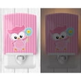 thumbnail image 2 of Caroline's Treasures BB9049CNL Girl Bird with Flower Pink Ceramic Night Light, 6x4x3", multicolor, 2 of 2