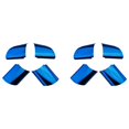 thumbnail image 1 of 8x Stainless Steel Car Steering Wheel Decoration Cover Trim Sticker for Focus 2 MK2 2005 - 2011 Accessories Blue, 1 of 1