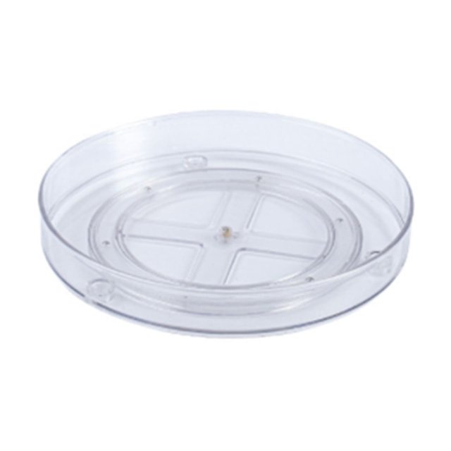 Ensemble d'Ustensiles de Cuisine Multifonctionnel Support de Rangement Rotatif Bouteille d'Assaisonnement de Cuisine Support de Rangement pour Fruits et Cosmétiques Plateau de Rangement Simple Couche Collection Complète, 9.3 Pouces
