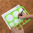 thumbnail image 7 of Westcott Jumbo Circles Geometric Template, 8-3/4 x 11-1/2 Inches, 7 of 7