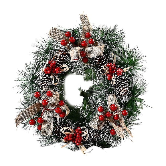 Christmas Wreath - Artificial Front Door Wall Tree Decoration