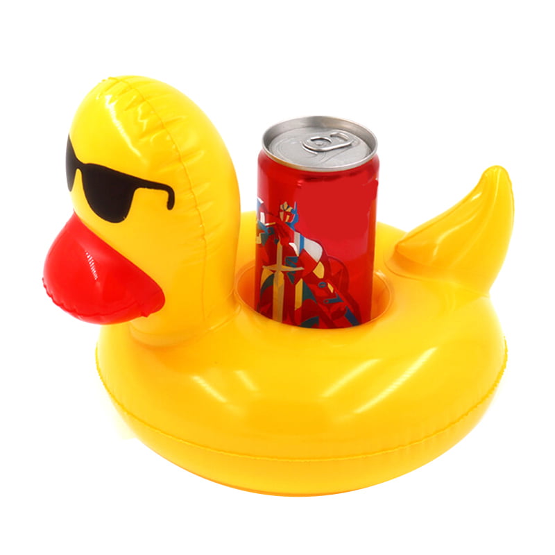 Details about   Inflatable Cup Holder Drink Holder Duck Swimming Pool Float Toy Party Coaste US 