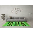 thumbnail image 3 of Ahgly Company Indoor Rectangle Solid Green Modern Area Rugs, 7' x 9', 3 of 4