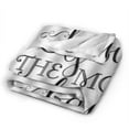 UltraSoft Micro Fleece Blanket,I Love You To The Moon And Back,Custom