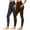 Brown, variant on Ndbuld Woman Leggings Thick Yoga Pants 2PCS Women Workout Out Pocket Leggings Fitness Sports Running Yoga Athletic Pants Rollbacks Blue S