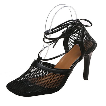 

Womens Fashion Ankle Strap Summer Slide Sandals Bandage Heeled Sandals Shoes Summer Open Toe Slide Sandals Comfortable Flats Flip-Flops Sandal Casual Platforms Wedge Sandals Heeled Sandals A14282