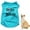 Blue, variant on KTMKH Dog Clothes My Daddy Mommy Small Dog Puppy Pet Cotton Clothes Sleeveless Vest Grey (2.8) 2.8 Out Of 6 Reviews 6 Reviews