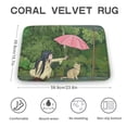 thumbnail image 2 of Kawaii Anime Doormat,Anime Girl and Cat Cartoon Small Doormat, Cute Anime Doormat,Welcome Doormat, Home Decor, Fun Welcome Mat,Indoor Doormat,Front Back Door Mat 17”x30”, 2 of 7