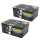 thumbnail image 5 of Contenedores De Latas De 2 Piezas, Caja De Almacenamiento Rectangular De Hojalata, Caja De Lata Rectangular Impermeable De Dibujos Animados De Infografía Universal Con Llaves De Bloqueo Para Oficina F, 5 of 5