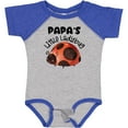 thumbnail image 3 of Inktastic Papa's Little Ladybug Boys or Girls Baby Bodysuit, 3 of 5